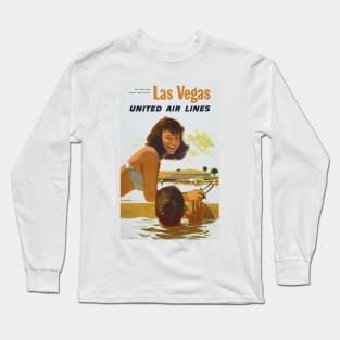 Vintage Travel - Las Vegas Long Sleeve T-Shirt